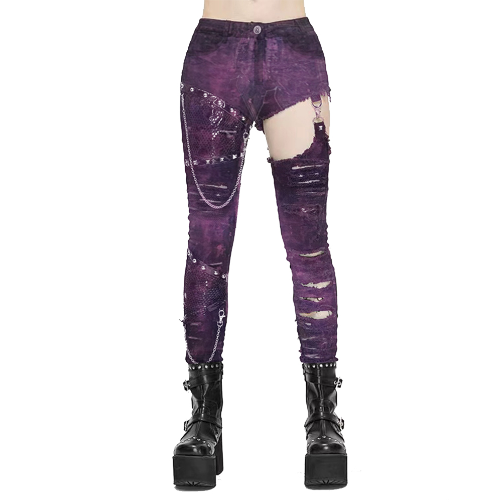 Street Wear Painted Jeans