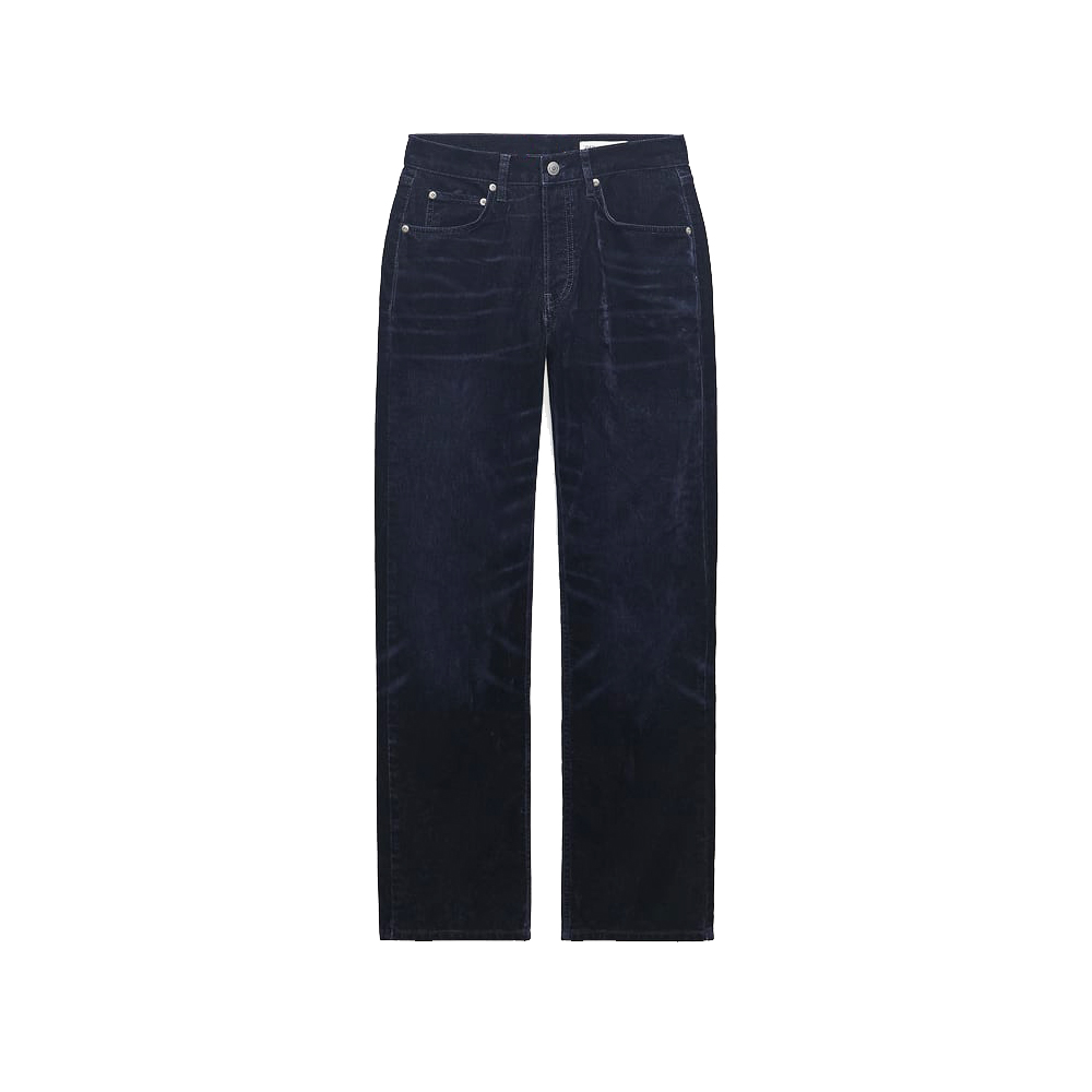 Flocking wideleg Denim Jeans