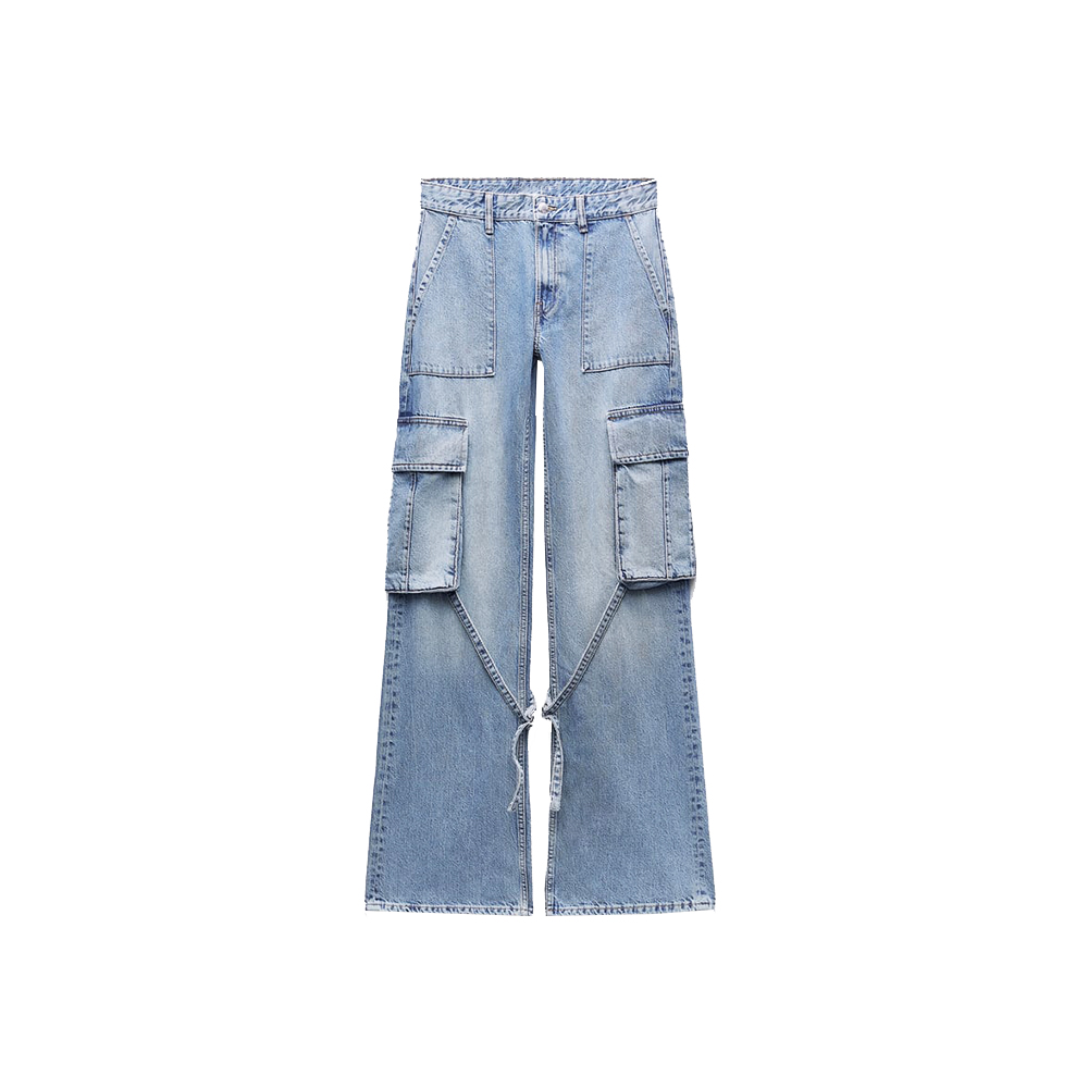 Cargo Flare Jeans