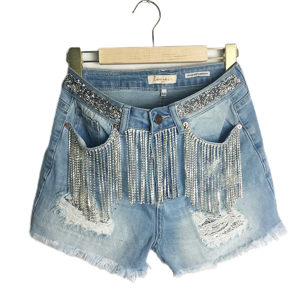 Rhinestone Bling front Shorts