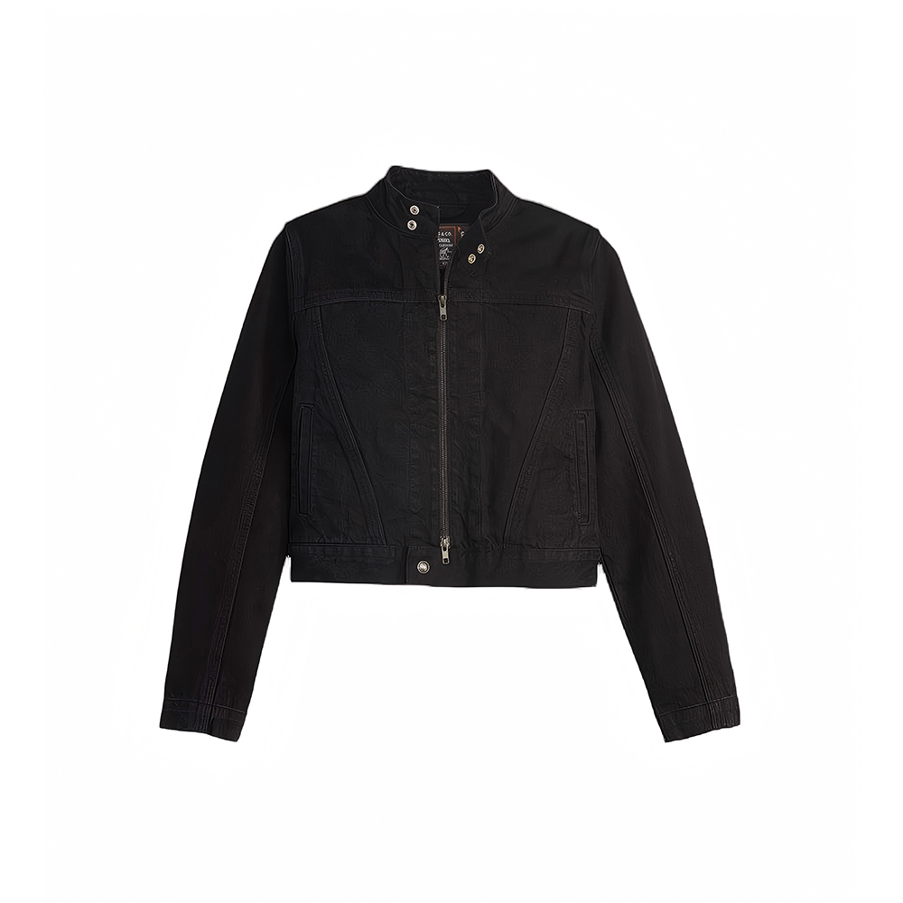 Lady's Black trucker Jacket