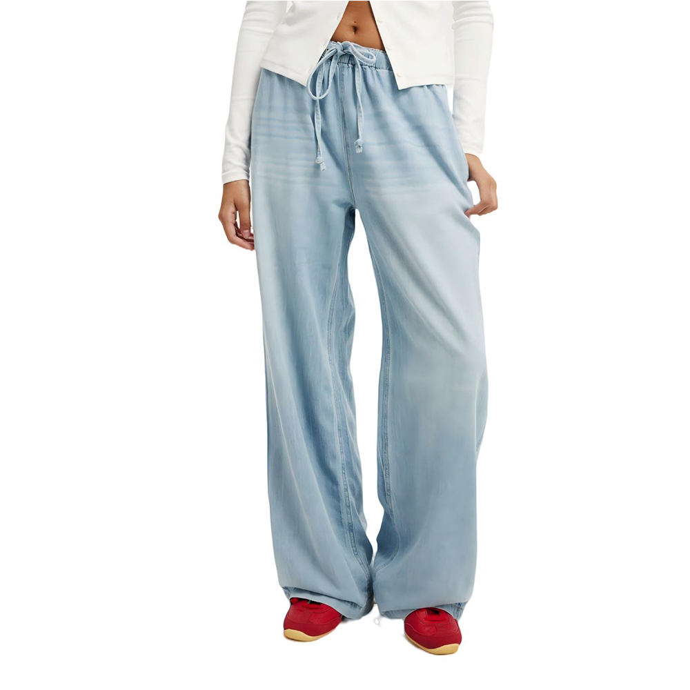 Ladys Elastic Blet Denim Jeans
