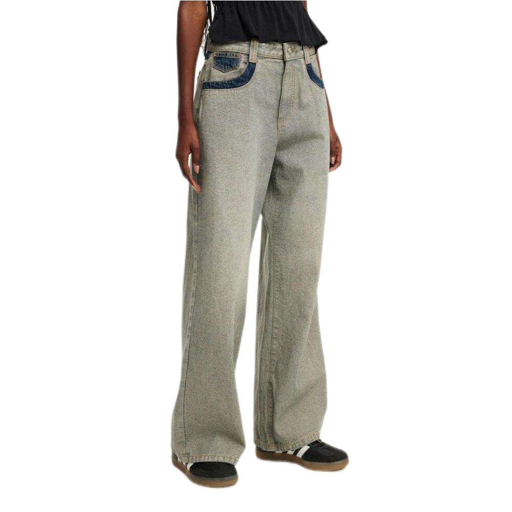 Vintage Blue Relaxed Wide Jean