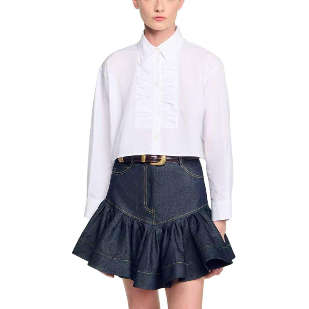 Summer Raw Denim Skirt
